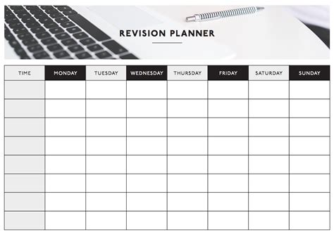 Editable Study Timetable Template Fill Online Printab