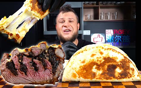 【SERGEY谢尔盖】taco吃过了，鲜虾扇贝三文鱼组成的三重海鲜+芝士taco吃过没？乌梅和蒜蓉酱的俄式美味乌梅牛肉，快来云吃第一口！｜烹饪