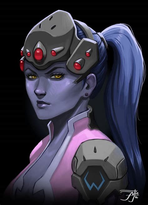 Widowmaker Portrait By Julie Ju On Deviantart