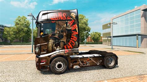 La Peau De Sons Of Anarchy Sur Tracteur Scania R700 Pour Euro Truck