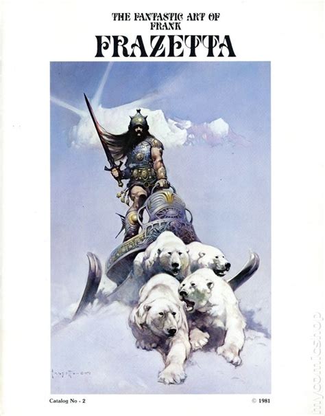 Fantastic Art Of Frank Frazetta Catalog 1979 Comic Books
