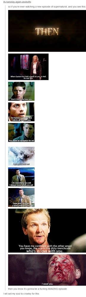 I Don T Care If I Ve Pinned This Already I M Doing It Again Supernatural Funny Supernatural