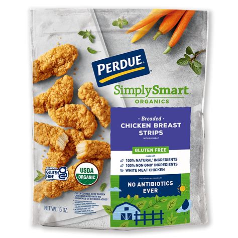 Perdue Simplysmart Organics Gluten Free Breaded Chicken Strips Perdue