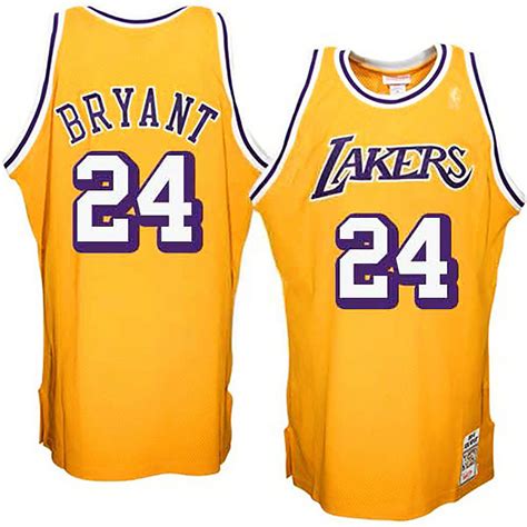 Buy and sell authentic nike streetwear on stockx including the nike los angeles lakers kobe bryant black mamba city edition swingman jersey black/gold from ss20. Kobe Bryant #24 Los Angeles Lakers Hardwood Classic 1970s Throwback Yellow Jersey