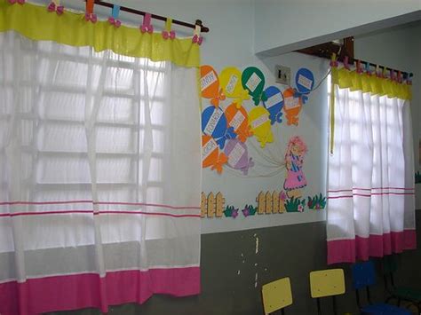 Ideas Para Decorar El Aula Cortinas De Salón De Clases Decoración De