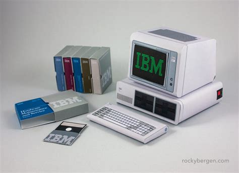Vintage Computers Papercraft Models By Rocky Bergen Theinspirationcom