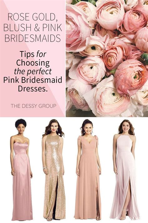 Rose Gold Blush And Pink Weddings Tips For Choosing The Perfect Pink