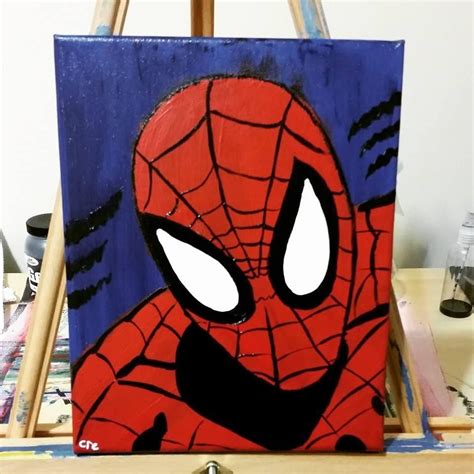 Pin By Melissa Pack On Cats Choice In 2021 Spiderman Canvas Painting