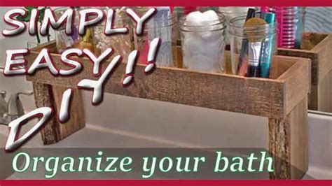 Everything will always be at hand. Simply Easy DIY: DIY Bathroom Countertop Organizer