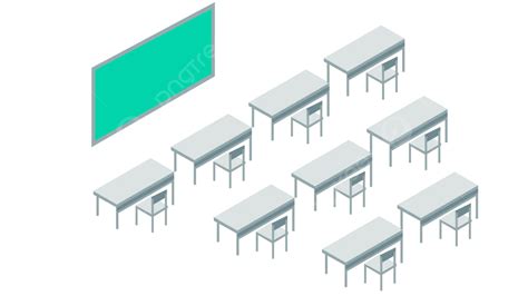 School Classroom Flat Design Vector School Classroom Classroom Flats