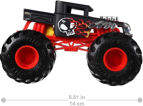Hot Wheels Monster Trucks Double Troubles Bone Shaker Toy Car