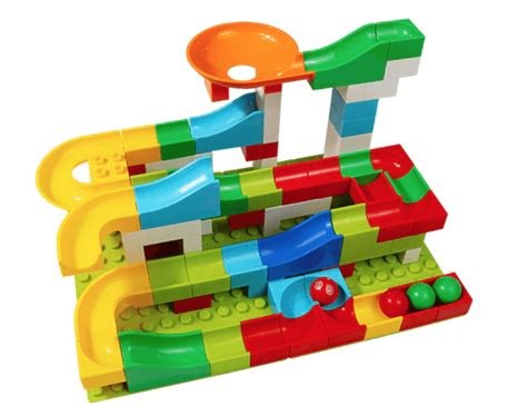 Marble Run Wonder Marble Race Track Is Duplo And Lego Bricks Compa