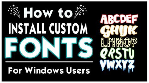 How To Download And Install Custom Fonts Windows Font Tutorial
