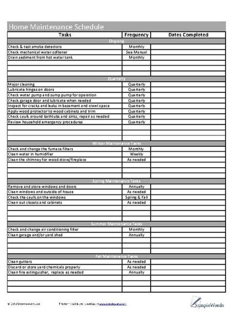 Preventive maintenance (also called preventative maintenance) is a systematic approach to building operations that aims to predict and prevent catastrophic equipment failures before they occur. Building And Property Preventative Maintenance Schedule / Building Maintenance Checklist ...