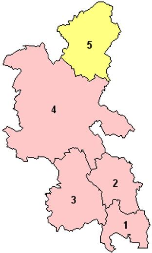 A Map Of Buckinghamshire County England Buckinghamshire County Map