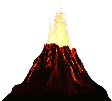 Volcano Png Transparent Image Download Size 624x562px