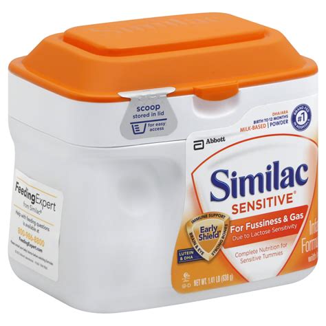 Näytä lisää sivusta similac us facebookissa. Similac Sensitive Infant Formula, with Iron, Powder, 1.45 ...