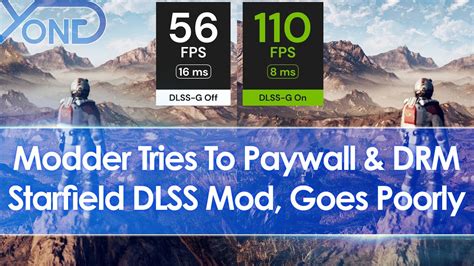 Modder Tries To Paywall Drm Starfield Dlss Mod And It Goes Poorly Hot