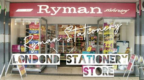 Stationery Shops In London Ryman Stationery Uk Youtube