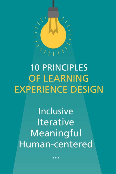10 Principles of Learning Experience Design | Principles of learning