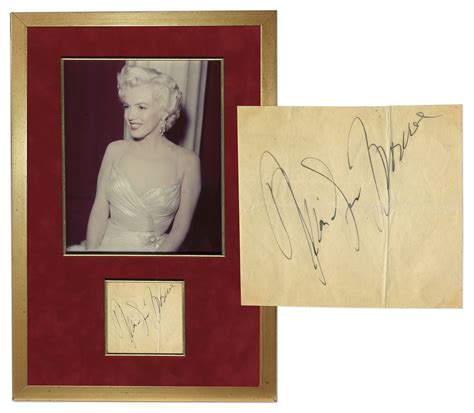 Free Appraisal For A Marilyn Monroe Autograph At Nate D Sanders