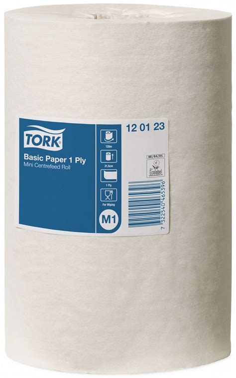 Tork Basic Paper Mini Centrefeed Roll 1 Ply M1 Usl Medical