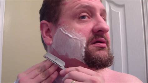 Beard Trimming With A Straight Razor Youtube