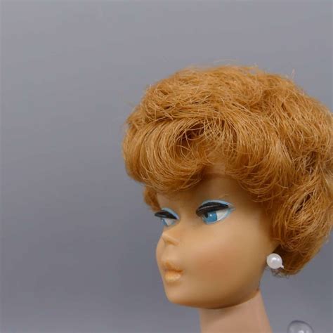 Side Part Bubblecut Vintage Barbie Blonde From 1965