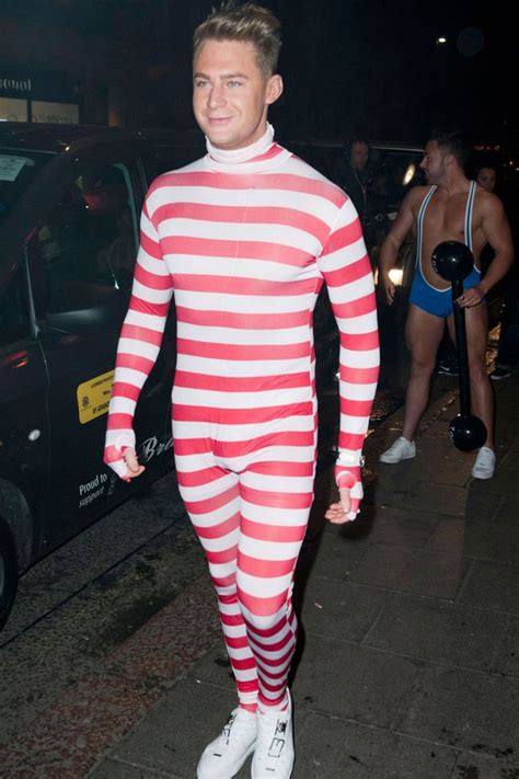 Scotty T Squeezes His Package Into A Skintight Morphsuit Before Hitting