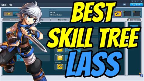 Grand Chase Classic Best Skill Tree For Lass Pve And Pvp Very