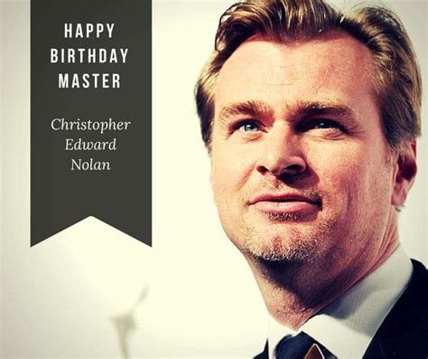 Christopher nolan news, gossip, photos of christopher nolan, biography, christopher nolan christopher nolan is a member of the following lists: Christopher Nolan's Birthday Celebration | HappyBday.to