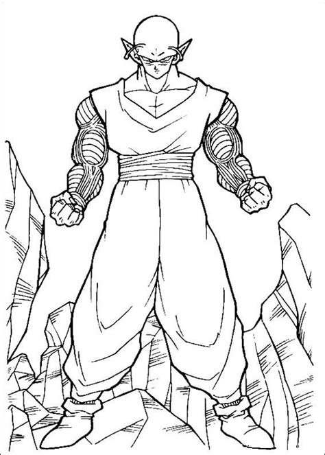 Piccolo from dragon ball z, piccolo goku gohan raditz dragon ball, piccolo, purple, fictional character png. Dibujos Para Colorear De Goku Para Imprimir - Para Colorear