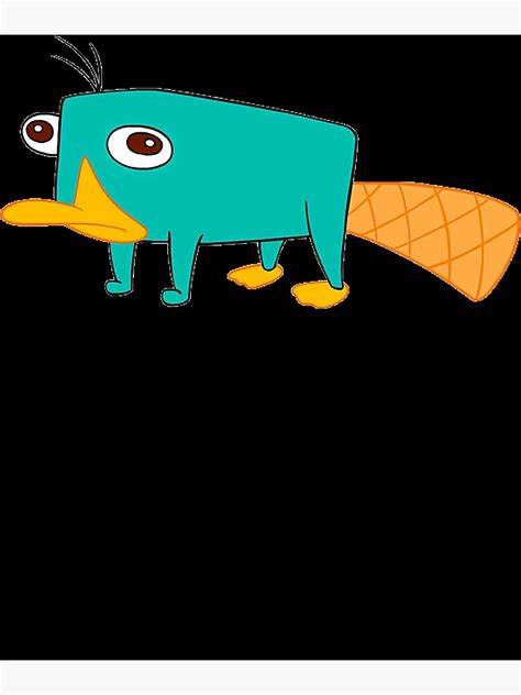 Perry The Platypus Sticker Phineas And Ferb Poster For Sale By