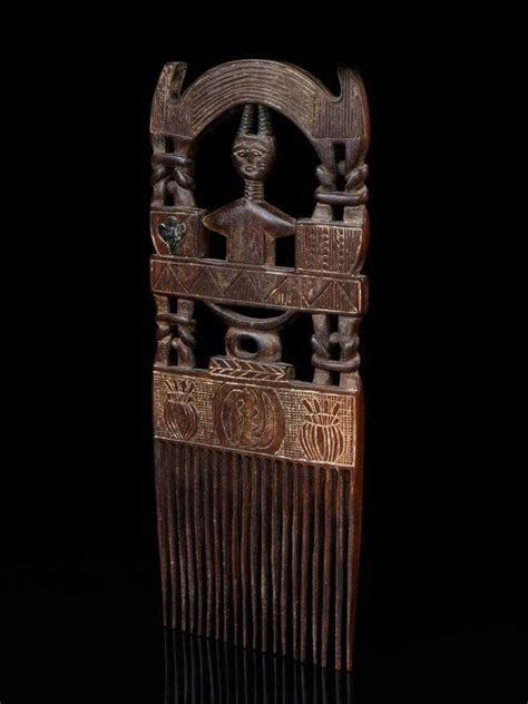Duafe Afro Comb Tribal Hair Adinkra Symbols Hair Combs Ancient