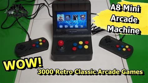 A8 Retro Arcade Game Console Gaming Machine 3000 Games