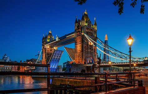 London Bridge Tower Bridge City Cityscape Uk Dusk Hd Wallpaper