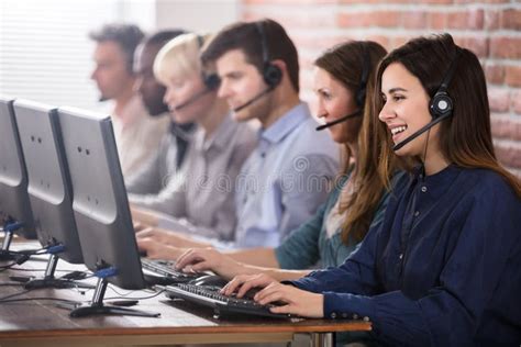 Call Center Woman Office And Communication For Customer Service Help