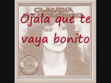 We did not find results for: Ojala que te vaya bonito - YouTube