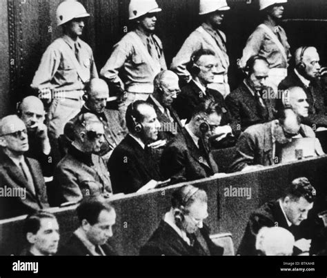 los juicios de nuremberg 1945 1946 fotografía de stock alamy