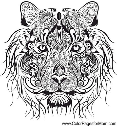 Animals 107 Advanced Coloring Pages