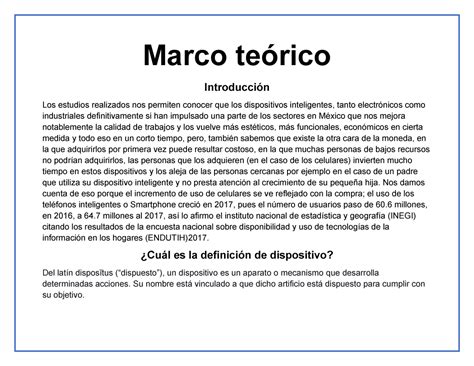 Introduccion De Un Marco Teorico Ejemplo Ejemplo Senc Vrogue Co