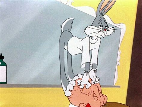Bugs And Elmer In Barber Of Seville Looney Tunes Cartoons Vintage