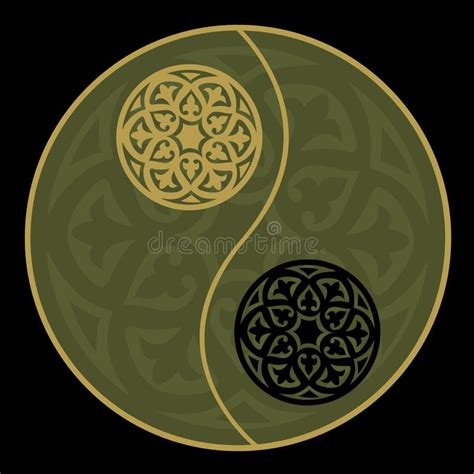 Yin Yang Green Symbol Logo Stock Vector Illustration Of Growing 29794465