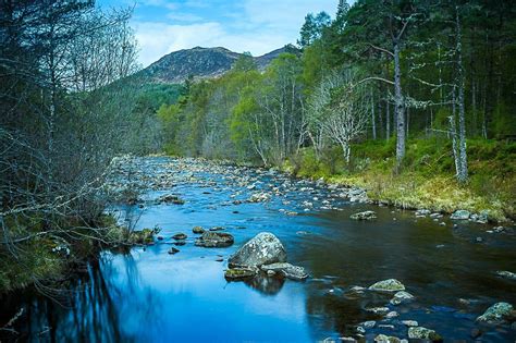 River Affric In Glen Affric Highlands Of Scotland Scotland Highlands