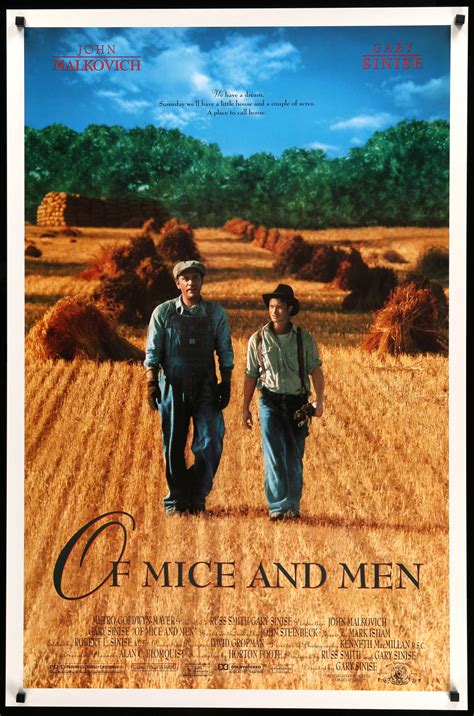 Of Mice And Men 1992 Original One Sheet Movie Poster Original Film
