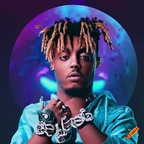 Juice Wrld The Party Never Ends Album Cover With Minions
