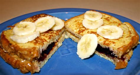 Toddler Eats Peanut Butter And Jelly French Toast Happy Healthy Mama