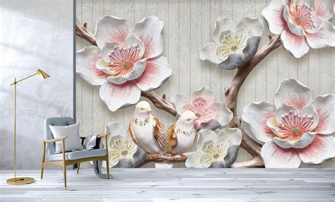 3d Flowers Bloom 1607 Wall Murals Aj Wallpaper