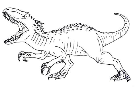 Jurassic World Coloring Pages Dibujo Para Imprimir Jurassic World