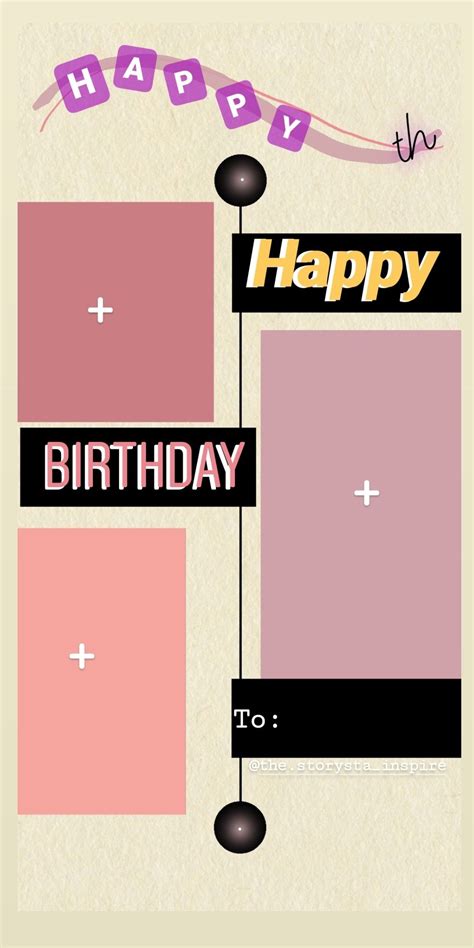 More images for tulisan happy birthday aesthetic » Birthday templates di 2020 | Kartu ulang tahun, Kartu ...